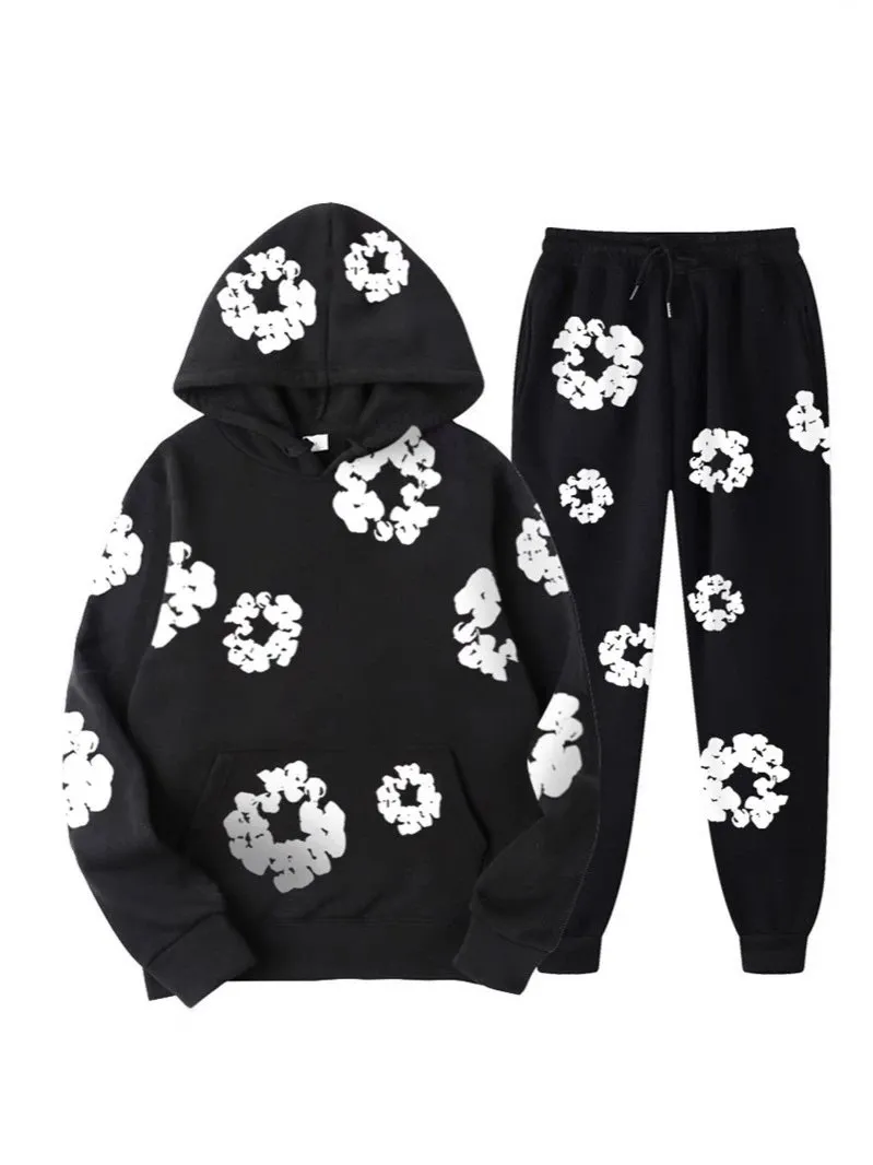 发泡印花宽松卫衣Y2K嘻哈街头装男女套头衫休闲上衣ASI (19)